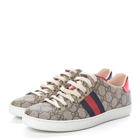 gucci micro gg supreme 80|Gucci Women's Macro GG Low Top Sneakers .